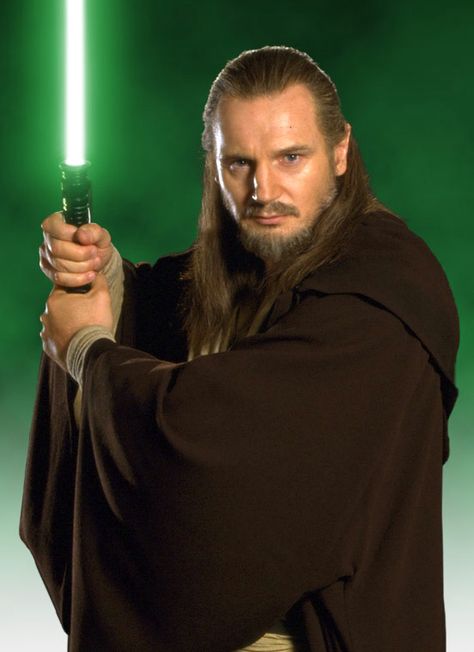 Qui-Gon Jin: To me, he was the embodiment of how a Jedi should behave, in relation to the Force. Qui Gon Jinn, Qui Gon, Count Dooku, Trust Your Instincts, Liam Neeson, Jedi Master, Star Wars Wallpaper, Obi Wan Kenobi, The Chosen