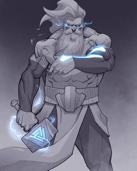 Thor Art, Thor Comic, Heroic Fantasy, Chat With Friends, Mythology Art, Character Design Male, Superhero Art, Marvel Art, Fantasy Artwork