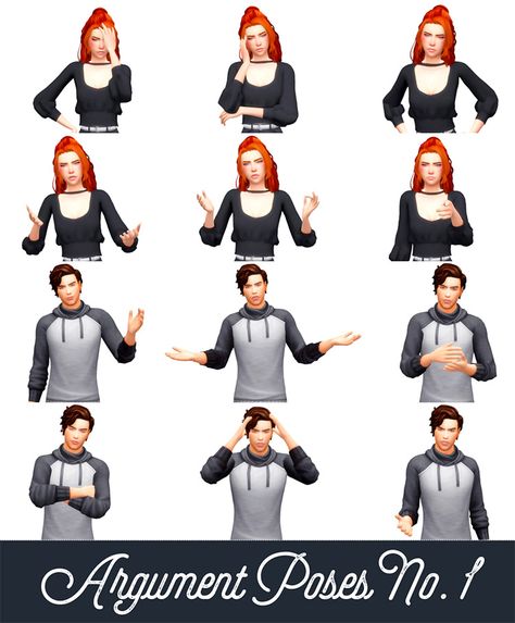 Sims 4 Fighting & Arguing Pose Packs (All Free) – FandomSpot Pose Sims 4, Sims 4 Couple Poses, Sims Stories, Sims 4 Cas Mods, Sims 4 Bedroom, Sims 4 Gameplay, Sims Hair, Don Juan, Sims 4 Cas