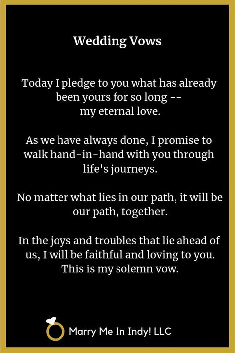 Wedding Vows Short And Sweet, Western Wedding Vows, Lotr Wedding Vows, Goth Wedding Vows, Officiant Readings, Vows To Wife, Wedding Vow Ideas, Vows Inspiration, Vow Inspiration