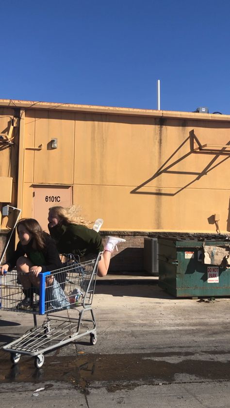 Sitting In A Shopping Cart, Shopping Cart Photoshoot Aesthetic, Riding In A Shopping Cart, Shopping Cart Aesthetic, Shopping Cart Pictures, Friends In Shopping Cart, Person In Shopping Cart, Shoping Cart, Grocery Cart