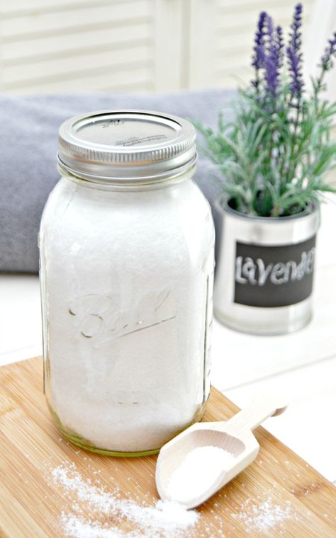 I am so excited to share my 2 Ingredient DIY Laundry Scent Booster and Softener recipe! If you are a long time reader, then you know that I have been making most of my own laundry detergents, fabric softeners, dryer sheets, and stain removers for quite a while now. You can find them all on my Home Tips Page by the way! This scent booster will not only leave your laundry smelling super fresh, but will also soften it as well. All you need is kosher salt and essential oils. This recipe honestly ... Diy Laundry Scent Booster, Diy Laundry Scent, Diy Lavanderia, Laundry Scent Booster, Homemade Fabric Softener, Laundry Booster, Laundry Scent Boosters, Laundry Scents, Homemade Laundry Detergent