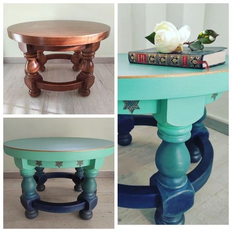 Before and after. Restyling coffee table. Переделка мебели. Перекраска столика. Furniture makeover. Repainted Table, Coffee Table Makeover, Table Makeover, Coffee Table, Coffee, Furniture, Home Decor, Home Décor