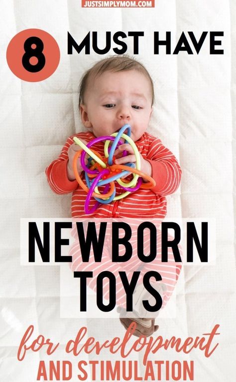 My newborn loves to play and is starting to discover his hands and feet. These are the only toys you will need for your newborn baby to promote sensory and cognitive development. Color, sound, music, and textures will help stimulate their little eyes and minds while they see, hear, and feel all the objects. Infant Toys, Best Baby Toys, Baby Sleep Problems, Newborn Toys, Third Baby, After Baby, Newborn Care, Baby Development, Foster Care