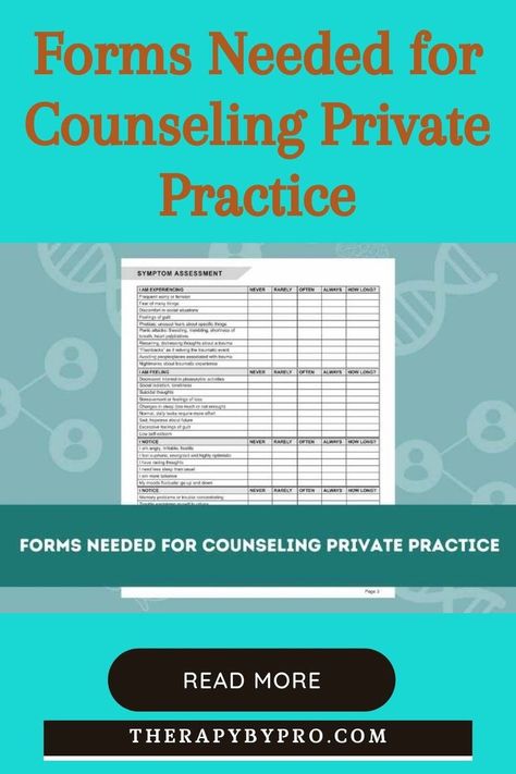 Mental health professionals who have been in practice for years may have adapted forms that fit their needs. These can help you get started, but may be too customized for their practice and may not work for yours. It’s always a good start point to take a look at their forms when you’re looking for private practice startup forms. Psychology Office Design, Private Practice Office, Private Practice Counseling, Private Practice Therapy, Counseling Forms, Psychology Office, Mental Health Education, Therapy Practice, Health Practices