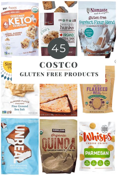 The 45 Best Gluten Free Products from Costco. Delicious and perfect for meal prep and stocking your pantry. Cravings Recipes, Peanut Butter Filled Pretzels, Gluten Free Products, Costco Meals, Gluten Free Food, Recipe Gluten Free, Protein Packed Meals, Gluten Free Donuts, Going Gluten Free