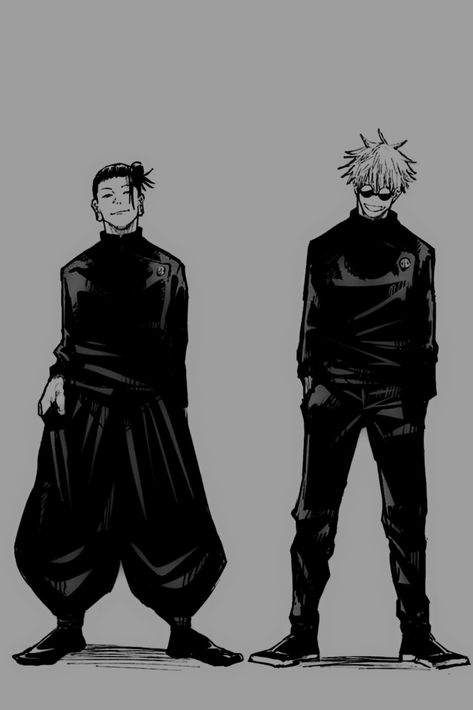 Gojo Black And White, Getou Suguru X Gojo Satoru, Gojo And Getou Match Icons, Gojo Black, Icons Hello Kitty, Gojo Satoru Manga, Match Icons, Manga Icons, Black And White Wallpaper