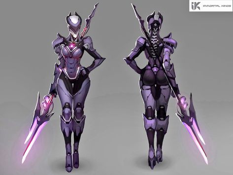 Mech Suit Concept Art, Kings Guard, Sci Fi Armor, Futuristic Armor, Female Armor, Cyberpunk Girl, Arte Robot, Robots Concept, Robot Art