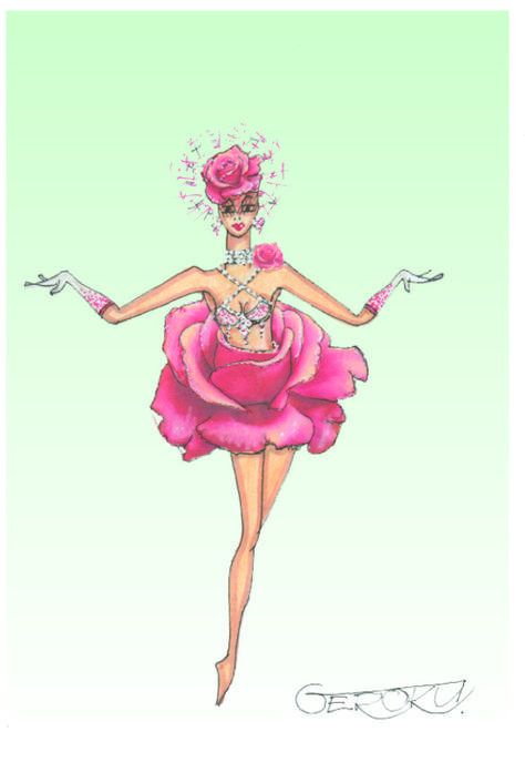 Show- Girl Tulle Aesthetic, Pink Showgirl, Show Girl Costume, Weird Dresses, Showgirl Outfit, Costume Design Sketch, Showgirl Costume, Crazy Dresses, Show Girl