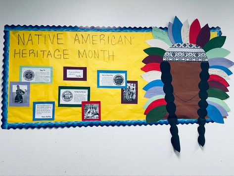 Native American Heritage Month Bulletin Board Ideas, National Native American Heritage Month, Native American Month Bulletin Board, Native American Heritage Month Bulletin Board, Native American Bulletin Board Ideas, Native American Bulletin Board, Native American Heritage Month Display, Native American Heritage Month Bulletin, Thanksgiving Classroom Door