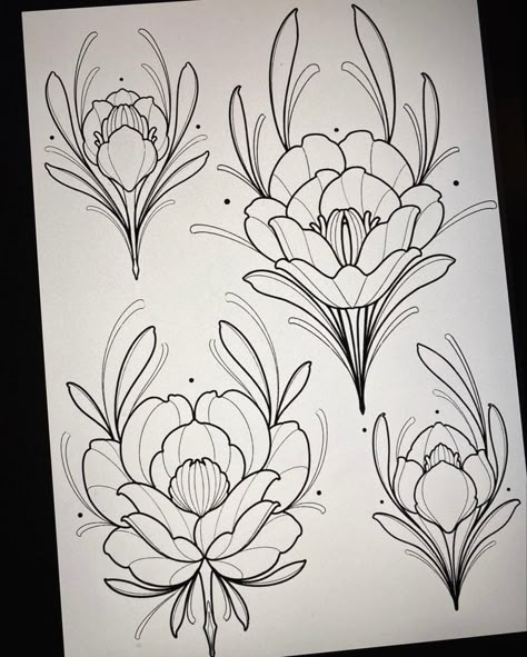 Traditional Tattoo Outline, Neo Traditional Art, Fleurs Art Nouveau, Optical Illusion Tattoos, Illusion Tattoos, Art Nouveau Tattoo, Neo Tattoo, Motifs Art Nouveau, Nouveau Tattoo