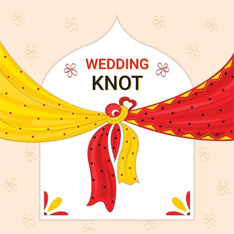 Wedding knot background | Premium Vector #Freepik #vector #indian-wedding #indian #indian-wedding-invitation #wedding-invitation Indian Wedding Vector, Wedding Knot, Wedding Symbols, Motivational Quotes Wallpaper, Wedding Indian, Invitation Wedding, Wedding Vector, Groom Dress, Wallpaper Quotes