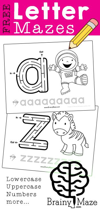 Free Alphabet Mazes for Kids. Lowercase Letter Mazes, Beginning Letter Sounds, Handwriting Worksheets and more for Preschool & Kindergarten Beginning Letter Sounds, Letter Maze, Mazes For Kids, Abc Activities, Lowercase Letter, Preschool Literacy, Teaching The Alphabet, Letter Activities, Alphabet Preschool