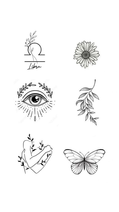 Tato Flash, Horoscope Tattoos, Boho Tattoos, Flash Tattoo Designs, Small Hand Tattoos, Classy Tattoos, Line Art Tattoos, Tattoo Feminina, Baby Tattoos