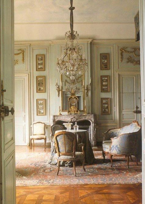 . French Interior, French Country House, French Furniture, French Country Style, French Decor, French House, Classic Interior, French Country Decorating, A Mirror