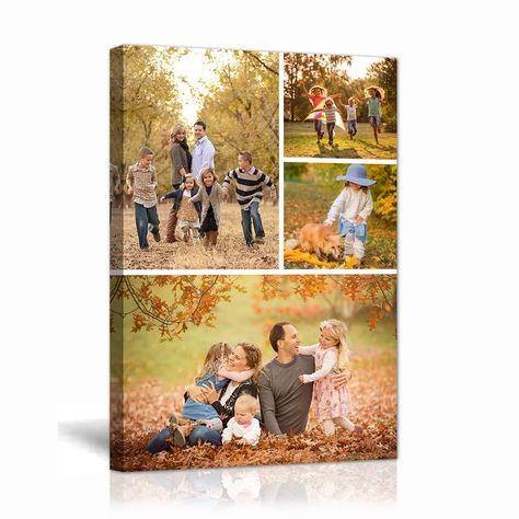 PRICES MAY VARY. 💖Custom Photo Collage Canvas Print: Personalized photo collages combine multiple pictures into one, helping you capture life's most precious memories, it is the perfect solution for displaying wedding photos, graduation photos, vacations, family, baby photos and other occasions, or as a unique personalized gift for friends and relatives. 💖Premium Canvas and Wood Frame: All of our custom collage prints paintings are created with premium canvas material and certified eco-friendl Family Photo Canvas, Collage Prints, Wedding Photo Display, Photo Collage Canvas, Meaningful Photos, Collage Canvas, Photo Collage Gift, Multiple Pictures, Photo Collages