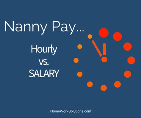 Offering a Nanny a Salary: What You Need To Know Work Agreement, Nanny Life, Payment Schedule, Accounting And Finance, The Fair, Nanny, Labor, Need To Know