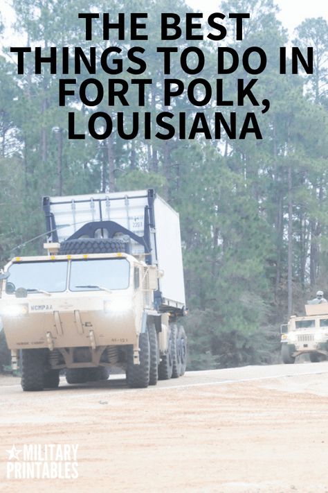 The Best Things To Do In Fort Polk Louisiana, #army #armylife #military #militarylife #pcs Fort Polk Louisiana, Fort Polk, Military Lifestyle, Deployment Care Packages, Military Support, Army Strong, Army Life, Military Love, Military Spouse