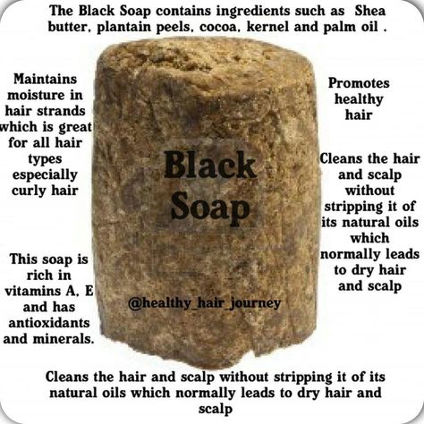 Black soap- I love this stuff! African Black Soap Recipe, Black Soap Recipe, Black Soap Benefits, Soap Benefits, African Black Soap, Healthy Hair Journey, Black Soap, For Hair Growth, Natural Hair Tips