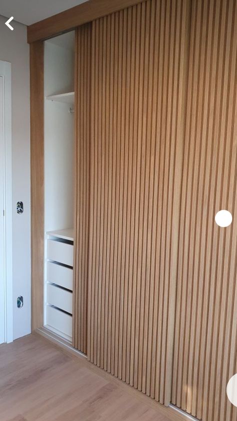 Wood Sliding Closet Doors, Modern Closet Doors, Wood Closet Doors, Laundry Room Inspiration, Build A Closet, Sliding Closet Doors, Cabinetry Design, غرفة ملابس, Wardrobe Doors