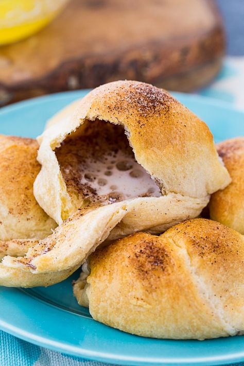 Resurrection Rolls - Spicy Southern Kitchen Bread Sides, Easter Rolls, Easter Brunch Recipes, Easy Easter Brunch Recipes, Resurrection Rolls, Easy Easter Brunch, Cinnamon Crescent Rolls, Spicy Southern Kitchen, Easter Brunch Menu