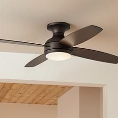 52" Casa Elite Oil-Rubbed Bronze LED Hugger Ceiling Fan with Remote - #8y398 | Lamps Plus Primary Bedroom Ceiling, Led Light Remote, Cabin Remodel, Hugger Ceiling Fan, Bronze Ceiling Fan, Contemporary Ceiling Fans, Ceiling Fan Design, Energy Efficient Design, Flush Mount Ceiling Fan