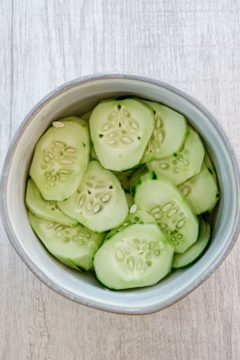 Easy Japanese Quick Pickled Cucumber (Sunomono) - Mochi Mommy Cucumber Quick Pickles, Quick Japanese Pickles, Japanese Marinated Cucumbers, Japanese Pickled Cucumbers Recipe, Japanese Pickles Cucumbers, Quick Pickled Cucumber Salad, Vietnamese Pickled Cucumber, Asian Quick Pickled Cucumbers, Simple Pickled Cucumbers