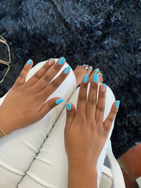 Natural Nail Polish Color, Nails On Dark Skin, Nails Dark Skin, Blue Gel Nails, Henna Nails, Nails Dark, Natural Nail Designs, Summer Gel Nails, Fun Nail Colors