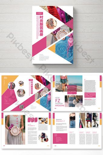 Fashion and beautiful clothing industry Brochure#pikbest#templates Bright Clothing, Textile Business, Brochure Cover Design, Education Banner, Clothing Industry, Wedding Planning Book, Church Poster, Ecommerce Design, Brochure Layout