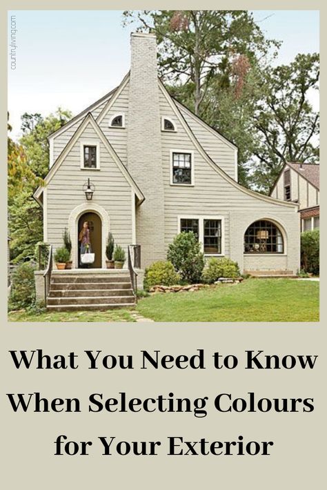 Tips for exterior makeovers with paint Trending Exterior Paint Colors For House, 1930 House Exterior, 70s Home Exterior, Cottage Exterior Colors, Exterior Paint Schemes, Renovation Exterior, Exterior Color Palette, Home Paint Color, Best Exterior Paint