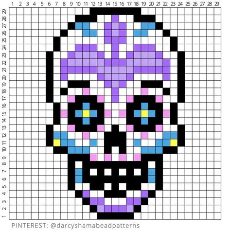 Pony Bead Projects, Modele Pixel Art, Graph Paper Designs, Pokemon Perler Beads, Pearl Beads Pattern, Easy Perler Beads Ideas, Easy Pixel Art, Hama Bead, Pixel Crochet