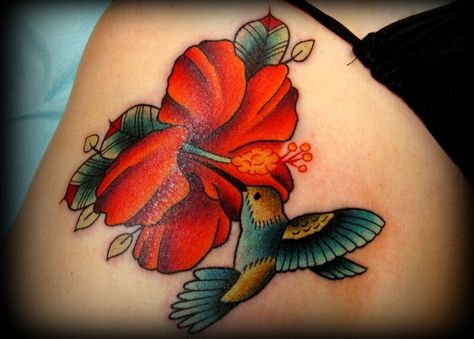 #hummingbird#hibiscus#flower#tattoo Evermore Tattoo, All Star Tattoo, Hibiscus Flower Tattoo, Small Hummingbird Tattoo, Plumeria Tattoo, Hibiscus Flower Tattoos, Hibiscus Tattoo, Woman Tattoo, Sweet Tattoos