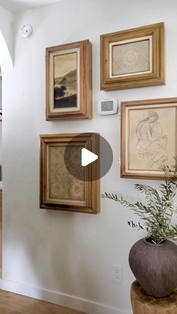 194K views · 4.1K likes | Before & After | Design Ideas on Instagram: "DIY Art Frame Hidden Storage 🤩 Tag someone & Follow @beforeafter_ideas for more 🤍 By: @hauz.and.co  • If you’re the owner of this content and want it removed please send us a DM. Thanks 📩  • #storagehacks #storageideas #wallart #gallerywall #homehacks #storage #storagecabinet #medicinecabinet #thrifted #thriftmakeover #thriftflip #pictureframe #homedecor #diyhomedecor" Storage Picture Frame, Picture Frame Hidden Storage Diy, Picture Frame Storage, Hidden Key Storage, Picture Frame Cabinet, Diy Hidden Storage Ideas, Hidden Storage Ideas, Hinged Picture Frame, Nail Storage