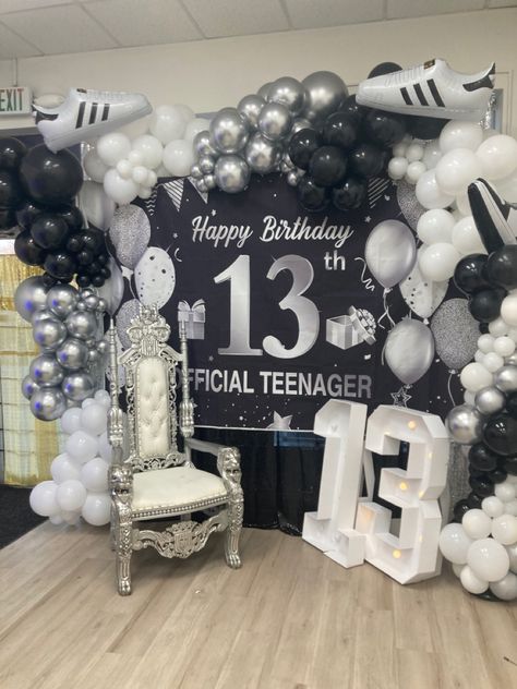 Snicker ball backdrop Sneaker Ball Decorations For Kids, Sneaker Ball Birthday Party, Sneaker Ball Birthday Party Ideas, Sneaker Ball Decorations, Sneaker Ball Party Ideas, Sneaker Ball Party, Teenage Birthday Party, Sneaker Ball, Teenager Birthday