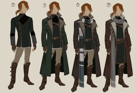 Male Fantasy Outfits Design Reference, Dnd Suit Outfit, Dnd Common Clothes Male, Caleb Widogast Outfit, Fantasy Hero Outfits Male, Pirate Coat Drawing Reference, Fantasy Outfits Masculine, Midevil Fantasy Outfits Male, Hunter Outfit Fantasy Male