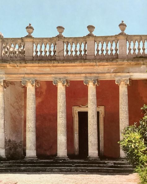 #kunsthandelartist Good Morning☕️ beautiful Castello Di Donnafugata! in Sicily,Italy! colorful🧡#architecture #italianarchitecture… | Instagram Sicily Architecture, Sicilian Architecture, Neo Classical Architecture, Colorful Architecture, Mediterranean Mansion, Mediterranean Aesthetic, Home Styles Exterior, Italy Architecture, Mediterranean Architecture