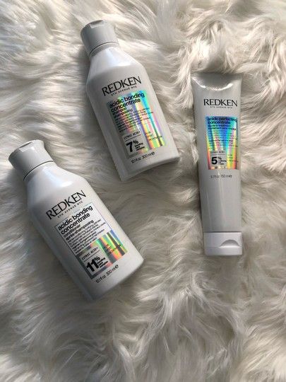 Redken Products Aesthetic, Redken Aesthetic, Ugc Aesthetic, Redken Shampoo And Conditioner, Redken Products, White Teeth Tips, Redken Acidic Bonding, Acidic Bonding Concentrate, Redken Shampoo