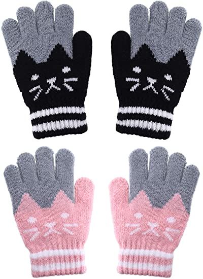 Amazon.com: Boao 2 Pairs Kids Winter Gloves Full Finger Knitted Gloves Warm Stretchy Mittens for Boys Girls Supplies (Color Set 1): Clothing Finger Design, Kid Gloves, Hand Gloves, Fingers Design, Finger Knitting, Winter Gloves, Kids Hands, Knitted Gloves, Kids Pictures