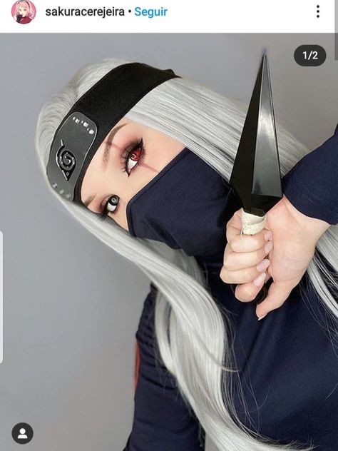 Naruto Cosplay Female, Naruto Costumes, Horror Halloween Costumes, Anime Cosplay Makeup, Halloween Coustumes, Cosplay Naruto, Anime Makeup, Naruto Cosplay, Anime Cosplay Costumes