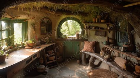 Fairy Tail House Interior, Fairy Tail Cottage, Fairy Tail House, Fairy Cottage Aesthetic, Cottage Aesthetic, Magical Home, Interior Room, Hobbit House, Cottage Bedroom