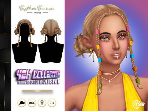 Sixties Hair, Ts4 Hair, Sims 4 Challenges, Cc Folder, Sims 4 Cc Folder, Sims 4 Teen, Hippie Hair, Sims 4 Mm, Sims Four