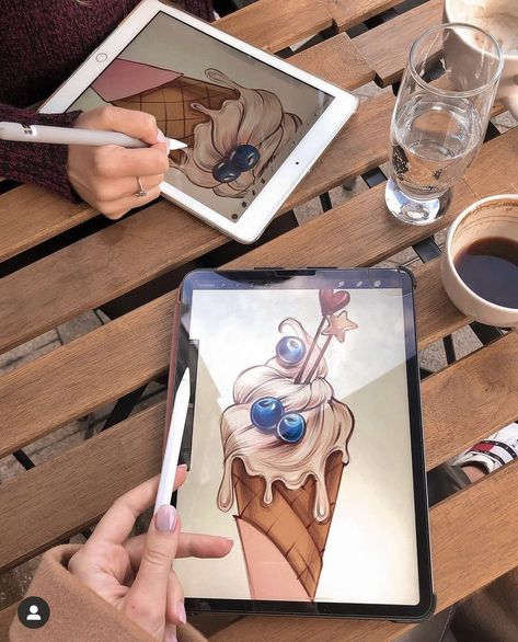 Ipad Organizer, Branding Photoshoot Inspiration, Ipad Drawings, Artist Aesthetic, Gesture Drawing, Cozy Aesthetic, Drawing Tablet, Ipad Art, Instagram Blog