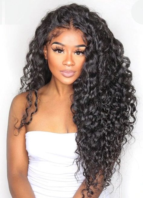 Brazilian Water Wave Sew In, Beach Curls Frontal Wig, Wavy Extensions Sew Ins, Curly Weave Hairstyles Sew In, Curly Wig Vacation, Wet And Wavy Lace Front Wig, Water Wave Sew In, Wet And Wavy Sew In, Curly Wedding Hair Wigs & Extensions