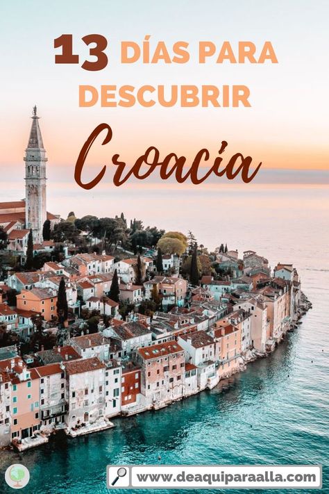 Croacia es un país único y lleno de contrastes. En 13 días podrás descubrir la bella y turística ciudadela de Dubrovnik, hacer una incursión en Bosnia, quedarte maravillado por el imponente Palacio de Diocleciano de Split, disfrutar de la tranquila y coqueta Península de Istria, conocer el precioso Parque Nacional de los Lagos de Plitvice, descubrir la bella Zagreb y mucho más. Esto es solo el principio. Si quieres conocer todos los imprescindibles que Croacia ofrece no dudes en entrar al post. Zagreb, Dubrovnik, Croatia, New York Skyline, Places To Go, Road Trip, Split, New York, Italy