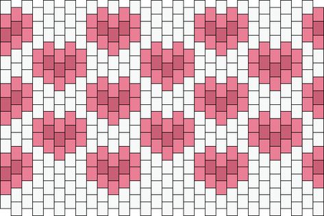 Heart Flat Panel Pattern Kandi Pattern Kandi Heart Pattern, Kandi Panel Pattern, Kandi Panel, Kandi Heart, Kandi Inspo, Diy Kandi Bracelets, Kandi Cuffs, Diy Kandi, Kandi Ideas