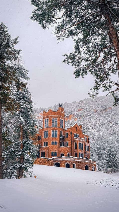 Glen Eyrie Castle in the snow!  
Colorado Springs Castle In The Snow, Eyrie Castle, Snow Colorado, Castle Rock Colorado, Castle Rock, Colorado Springs, Magical Girl, The Snow, Springs