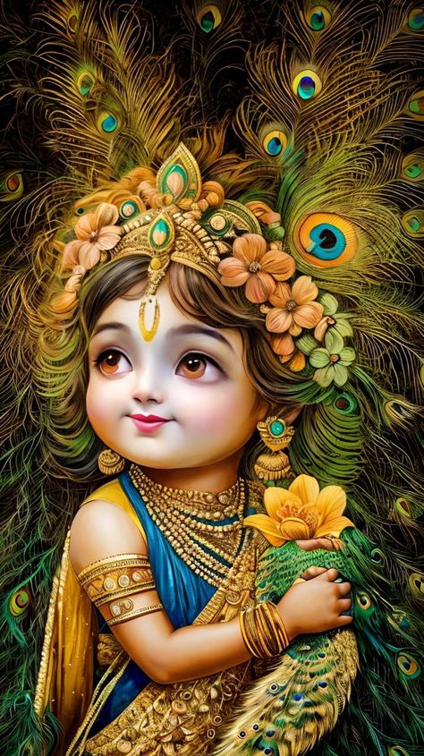 Divine Paintings, Little Kanha Ji Images, Laddoo Gopal, Granite Edges, Cartoons Krishna, Chakra Painting, Bal Krishna Photo, Happy Good Morning Images, Bhagwan Ji