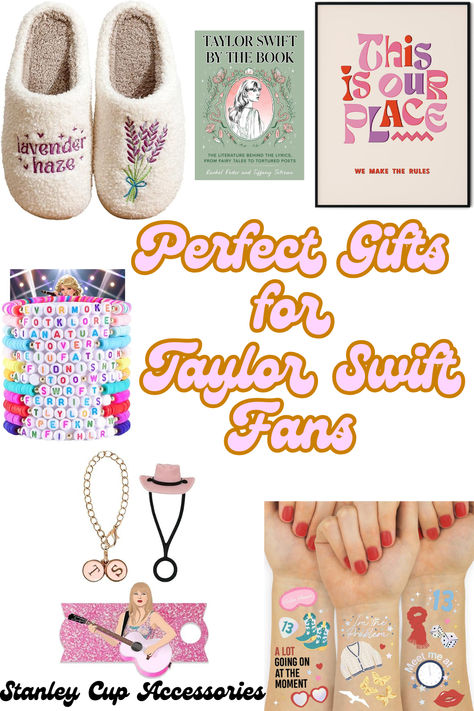 The Best Gift Guide for the Taylor Swift Fan in your Life! Taylor Swift Christmas Gifts, Taylor Swift Gift Basket, Gifts For Taylor Swift Fans, Taylor Swift Gifts, Taylor Swift Christmas, Mother Christmas, Mother Christmas Gifts, Custom Fans, Taylor Swift Fan