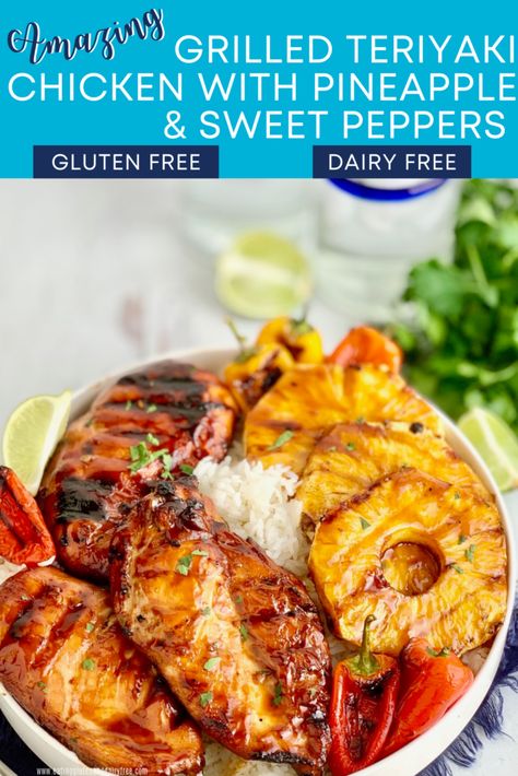 Teriyaki Chicken With Pineapple, Memorial Day Dinner, Teriyaki Pineapple Chicken, Dairy Free Alfredo Sauce, Chicken With Pineapple, Dairy Free Cooking, Delicious Pizza Recipes, Dairy Free Recipes Dinner, Easy Delicious Dinners