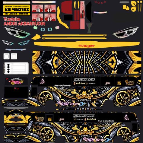 Livery Srikandi rombak JB3 Po. Barong Trans by Andri Akbarrudin Bus Skins For Bus Simulator Indonesia, Skin For Bus Simulator Indonesia, Bus Skin For Bus Simulator Indonesia, Bus Skin Livery Hd Black, Bus Skin Design Hd 1080p, Srikandi Shd Bus Livery Hd, Livery Bus Yudistira Hd, Srikandi Shd Bus Livery, Bussid Livery Hd